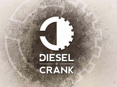 D+C Logo crank diesel grunge logo