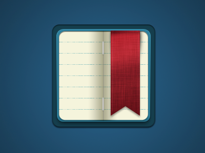 Reading Icon bookmark icon reading
