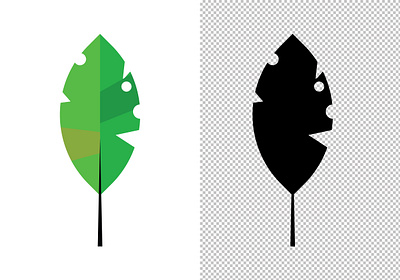 Leaf design graphic design illustration logo paper