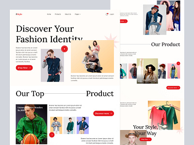 Fashion E-commerce Website clothes clothing design e commerce e commerce design e commerce website e commerce website design fashion fashion brand landing page minimal online shopping pixelnaiem product cart ui web web design website