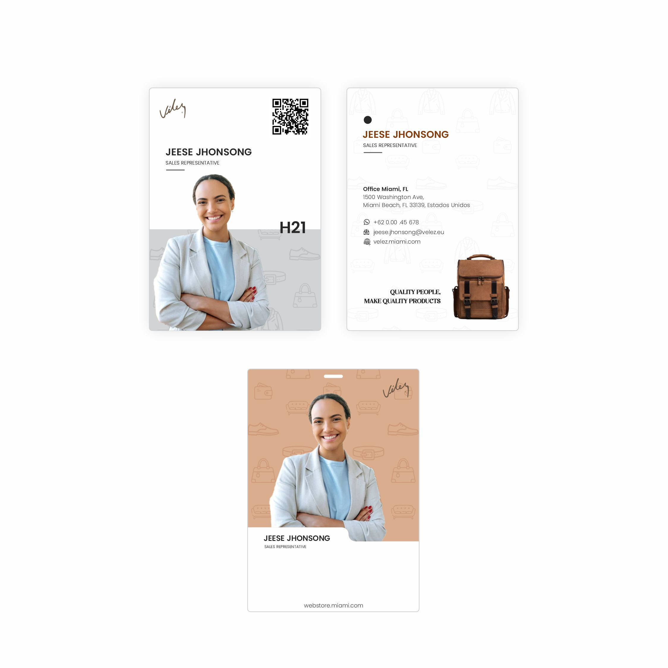 Example of Vcard Desing & License