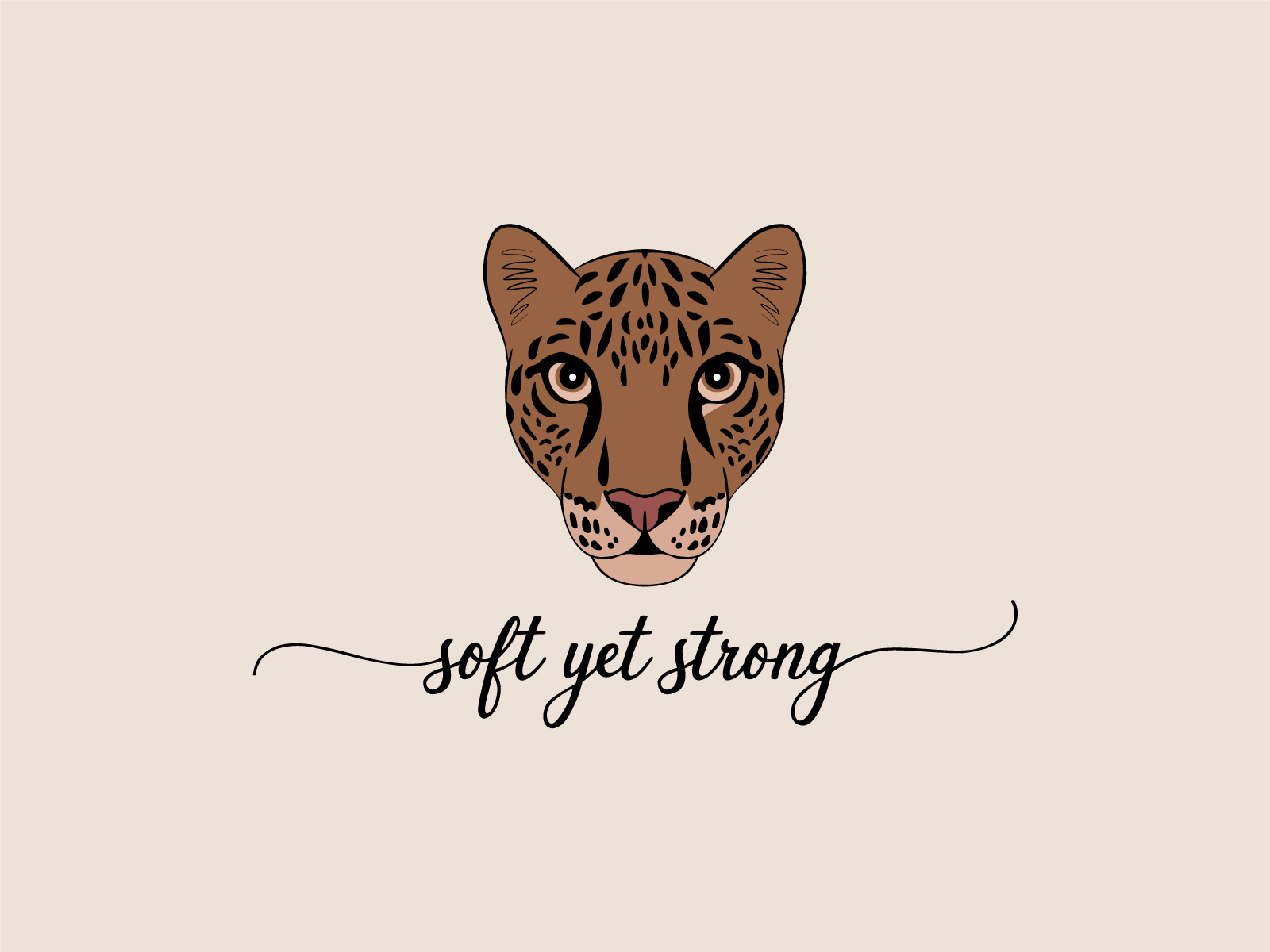 Soft Yet Strong T-shirt Design | Leopard Illustration animal art creative artwork design graphic design graphic t shirt illustration leopard illustration minimalist design modern illustration motivational art motivational t shirt motivational t shirt design shirt design soft yet strong t shirt t shirt design typography typography art vector vector illustration