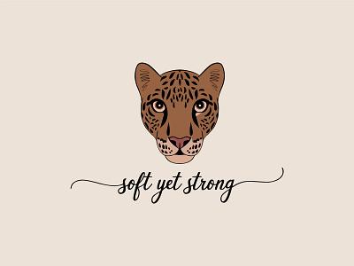 Soft Yet Strong T-shirt Design | Leopard Illustration animal art creative artwork design graphic design graphic t shirt illustration leopard illustration minimalist design modern illustration motivational art motivational t shirt motivational t shirt design shirt design soft yet strong t shirt t shirt design typography typography art vector vector illustration