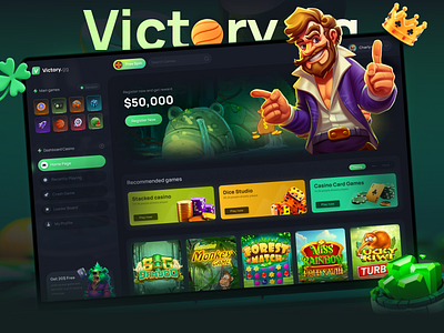 Casino Website - Gambling betting betting platform casino casino design casino game casino platform casino website crypto casino gambling gambling website game interface slot game slots website casino