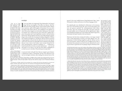 Interior Spread book design spread text typography