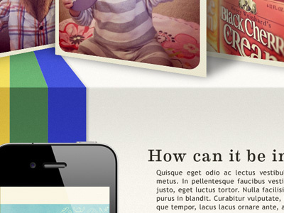 Love Me Some app art directed article iphone teaser website
