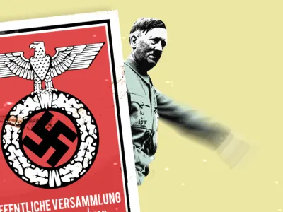 Animated Infography after effects animation casablanca hitler infography red