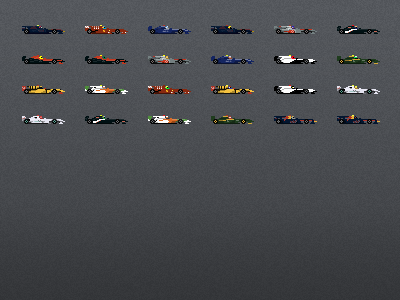 Pixel F1 Cars car f1 ferrari force india formula 1 hispania lotus mclaren mercedes pixel pixelart red bull renault sauber toro rosso virgin williams