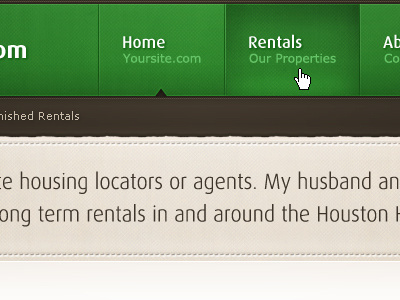 RentInTheHeights Redesign brown corporate green rentals
