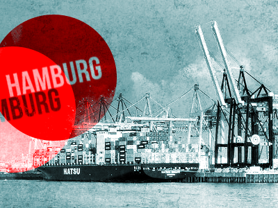 HAMBURG hamburg old vintage welcome