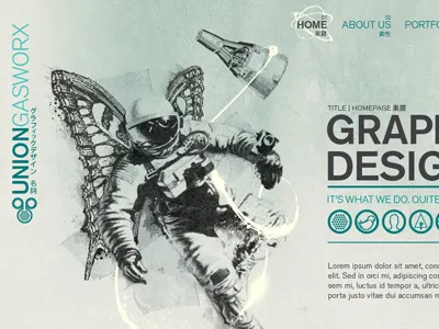 Union Gasworx Homepage (Work In Progress) design website wip work in progress