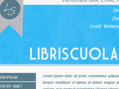 Libriscuola blue website