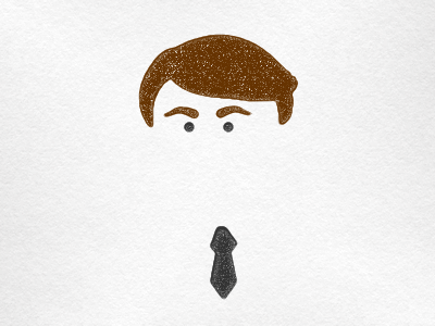 Feeling letter pressed illustration letterpress paper portrait print