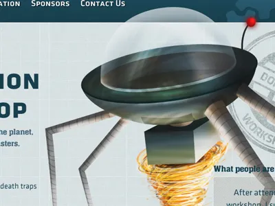 Robotic World Domination cartoon domination evil illustration robot world