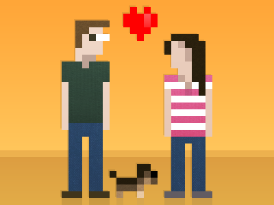 8-bit Love + Dog! 8 bit