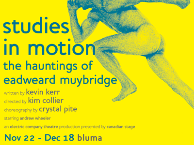 Studies in Motion — Ad ad print theatre yellow