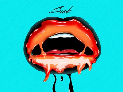 Sick lips sick