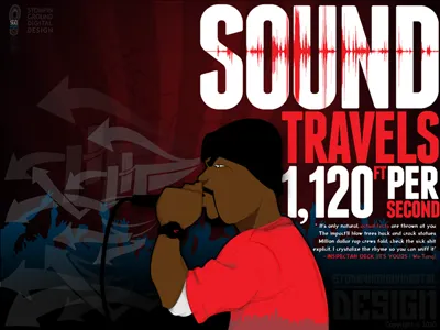 SOUND hip hop illustration