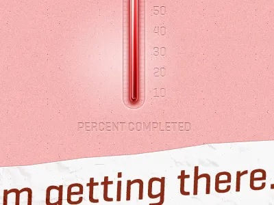 I'm Getting There broderick grain jonah cohen noise paper pink red texture thermometer