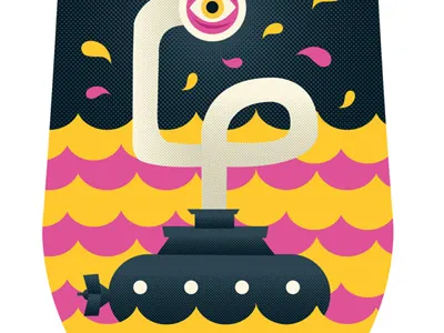 Snowboard preview color design icon illustration posters snowboard tad carpenter