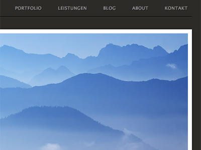 bz-fotografie minimal portfolio website