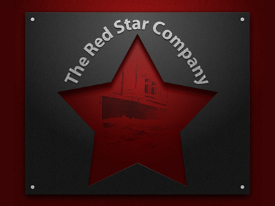 Red Star Company logo (2) dark fireworks illustration inspiration logo red star