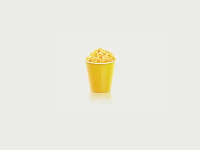 Popcorn icon popcorn yellow