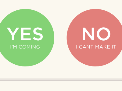 Yes No buttons