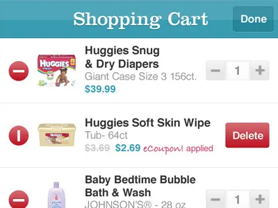 Edit Cart 39argyle blue ecommerce iphone shoppingcart