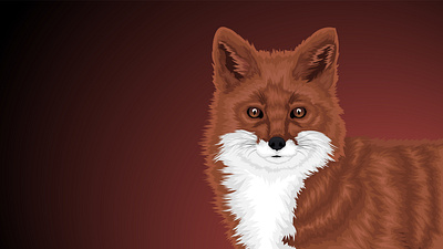 The Fox's Gaze animal portrait artistic fox representation bold gaze creative vector art detailed fur texture digital artwork digital nature art expressive eyes fox illustration minimalist aesthetic modern animal art nature inspired art realistic animal design red fox vector art vector graphics warm color scheme wildlife vector