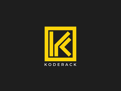 Koderack Logo Design abstract lettermark abstract logo design branding coding logo education logo design graphic design k logo design logo minimalist branding modern logo design programming logo