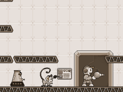 Escape of the Planet of Robot Monsters game games pixel art