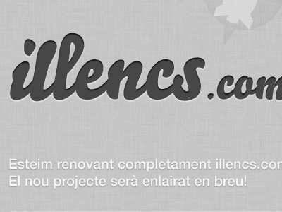 illencs.com, new landing page (coming soon a new site) comingsoon grey landingpage launchingsoon minimal offline texture web