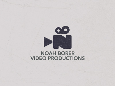 Noah Borer Video Productions FINAL ali b borer camera effendy elegant identity intials logo mark moviecamera moviemaking n noah productions reel symbol texture textured video videocamera videography