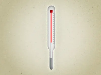Thermometer blog post illustration rainypixels thermometer