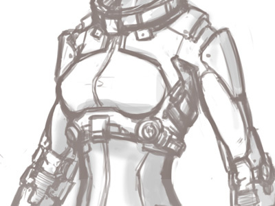Pilot Suit character design concept art drawing legions