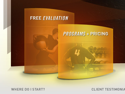 Personal training CTA call to action glow personal training sports