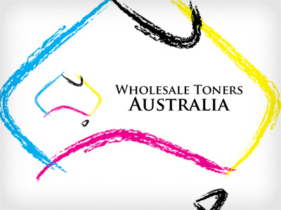 Wholesale Toners Logo australia cmyk colours design ink logo toner