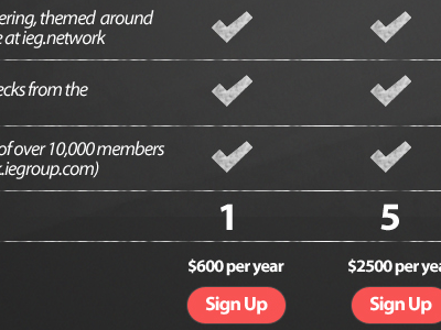 Pricing Table pricing