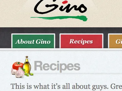 Fantastico! georgia tabs textured website