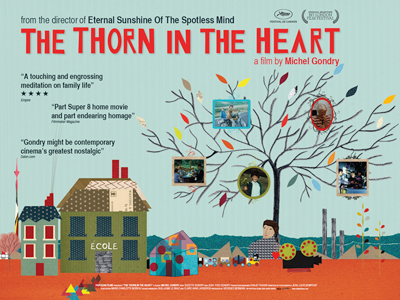 Michel Gondry ::: The Thorn In The Heart movie poster illustration poster