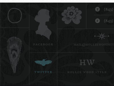 Footer black grey hover vlue web