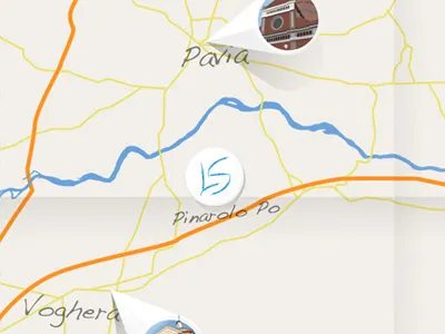 Map Preview, 2 italy map pavia