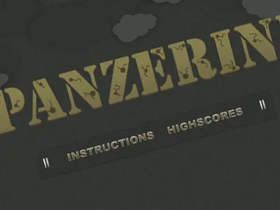 Panzerini Branding game menu militair panzerini
