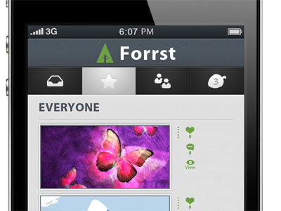 Forrst iPhone App forrst iphone mobile