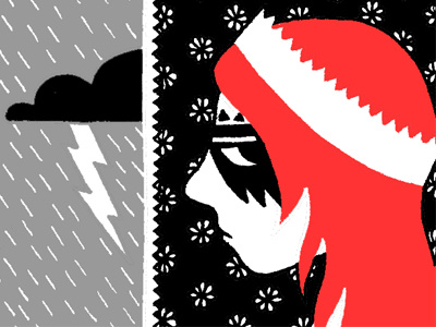 Displeased drawing folklore illustration