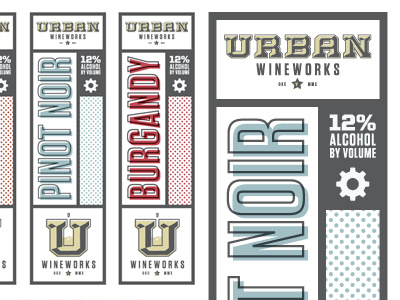 UW labels branding drunkards identity packaging