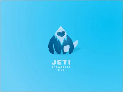 Jeti snowboard club jeti snowboard club logo mountain snowboarding yeti