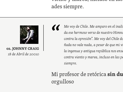 Comment Quote black comments grey pousta quote white