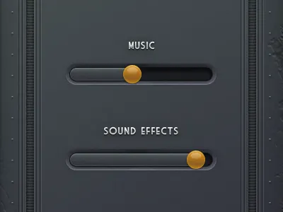 Sideways Racing — Sound options dark game gold ios ipad racing yellow